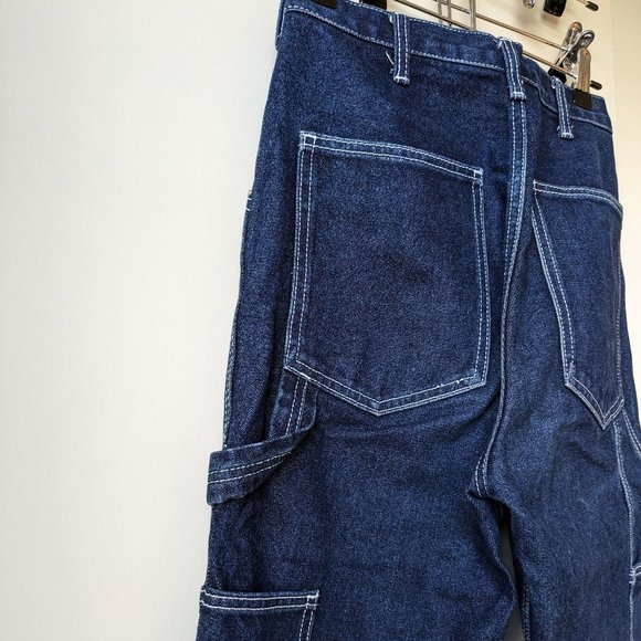 J. Galt Brandy Melville Ariana Carpenter High Rise Dark Wash Jeans (Size: Sm) - Picture 6 of 6